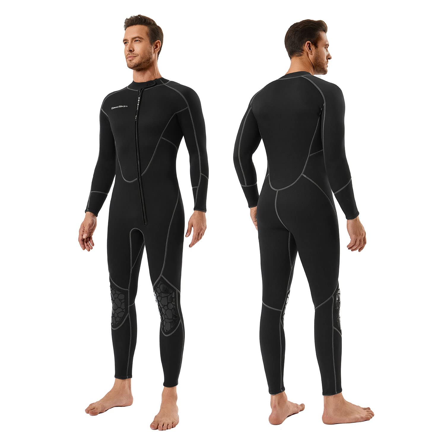 wetsuits quality タッパー Mens 3mm Shorty Wetsuit Womens, Full Body Diving Suit Front Zip